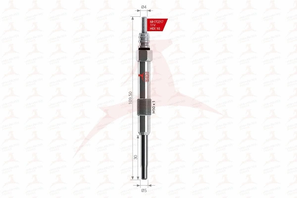 Bougie de préchauffage MEHA AUTOMOTIVE MH70217