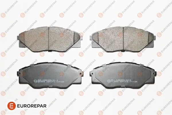 Kit de plaquettes de frein, frein à disque EUROREPAR 1667813880