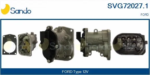Vanne EGR SANDO SVG72027.1