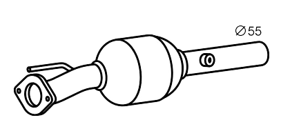 Filtre à particules / à suie, échappement VEGAZ GmbH FK-380