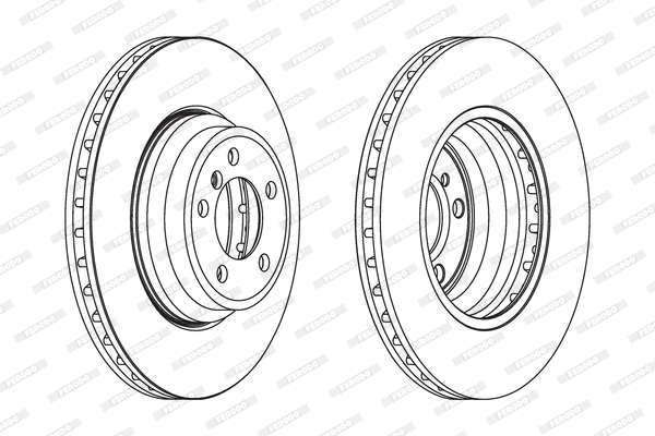 Disque de frein FERODO DDF1701C-1