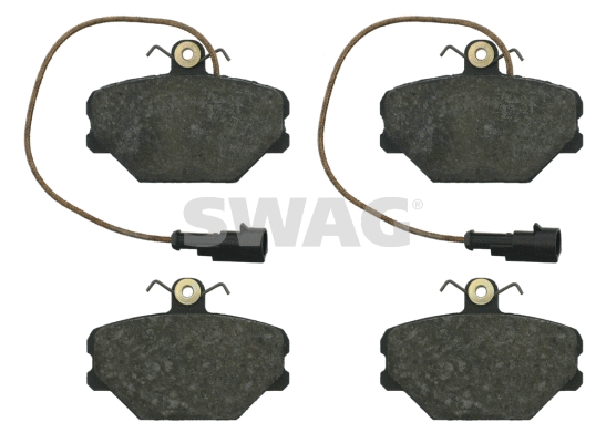 Kit de plaquettes de frein, frein à disque SWAG 70 91 6086