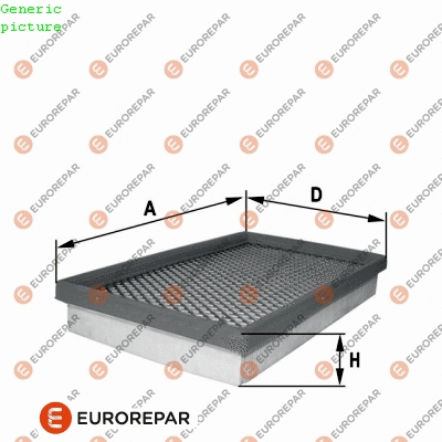 Filtre à air EUROREPAR 1680340180