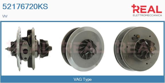 Groupe carter, turbocompresseur REAL 52176720KS