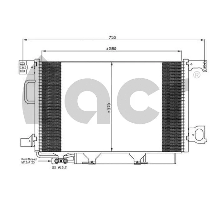 Condenseur, climatisation ACR 300659