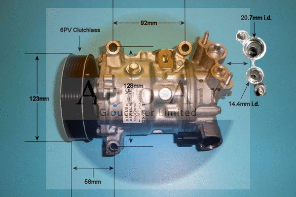 Compresseur, climatisation AUTO AIR GLOUCESTER 14-9786