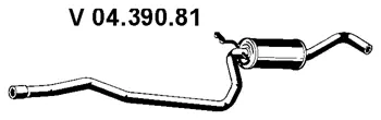 Silencieux avant EBERSPÄCHER 04.390.81