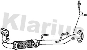 Tuyau d'échappement KLARIUS 301371