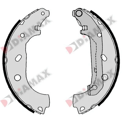 Jeu de mâchoires de frein DIAMAX N01328
