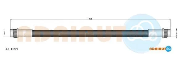 Flexible de frein ADRIAUTO 41.1291