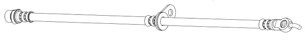 Flexible de frein CEF 512624