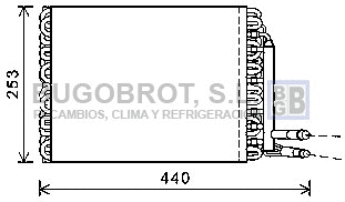 Évaporateur climatisation BUGOBROT 70-REV096