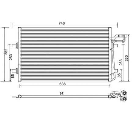 Condenseur, climatisation PowerMax 7110498