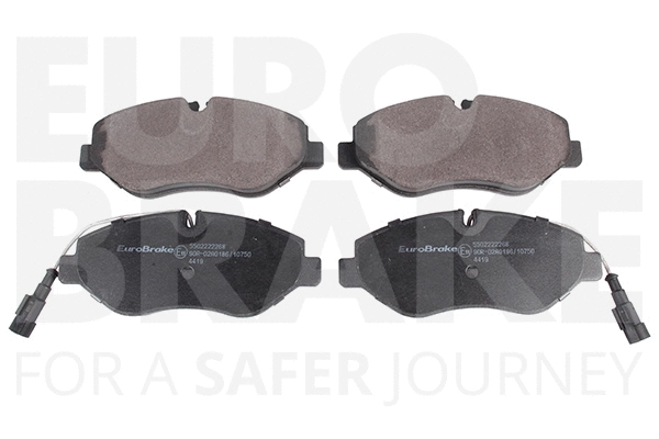 Kit de plaquettes de frein, frein à disque EUROBRAKE 5502222268