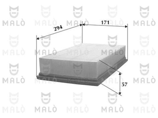 Filtre à air AKRON-MALÒ 1500596