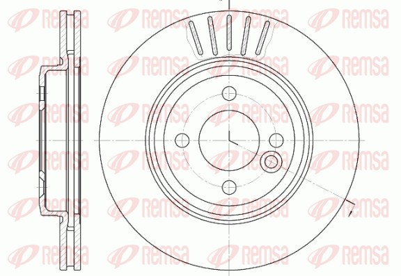 Disque de frein REMSA 6624.10