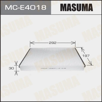 Filtre, air de l'habitacle MASUMA MC-E4018