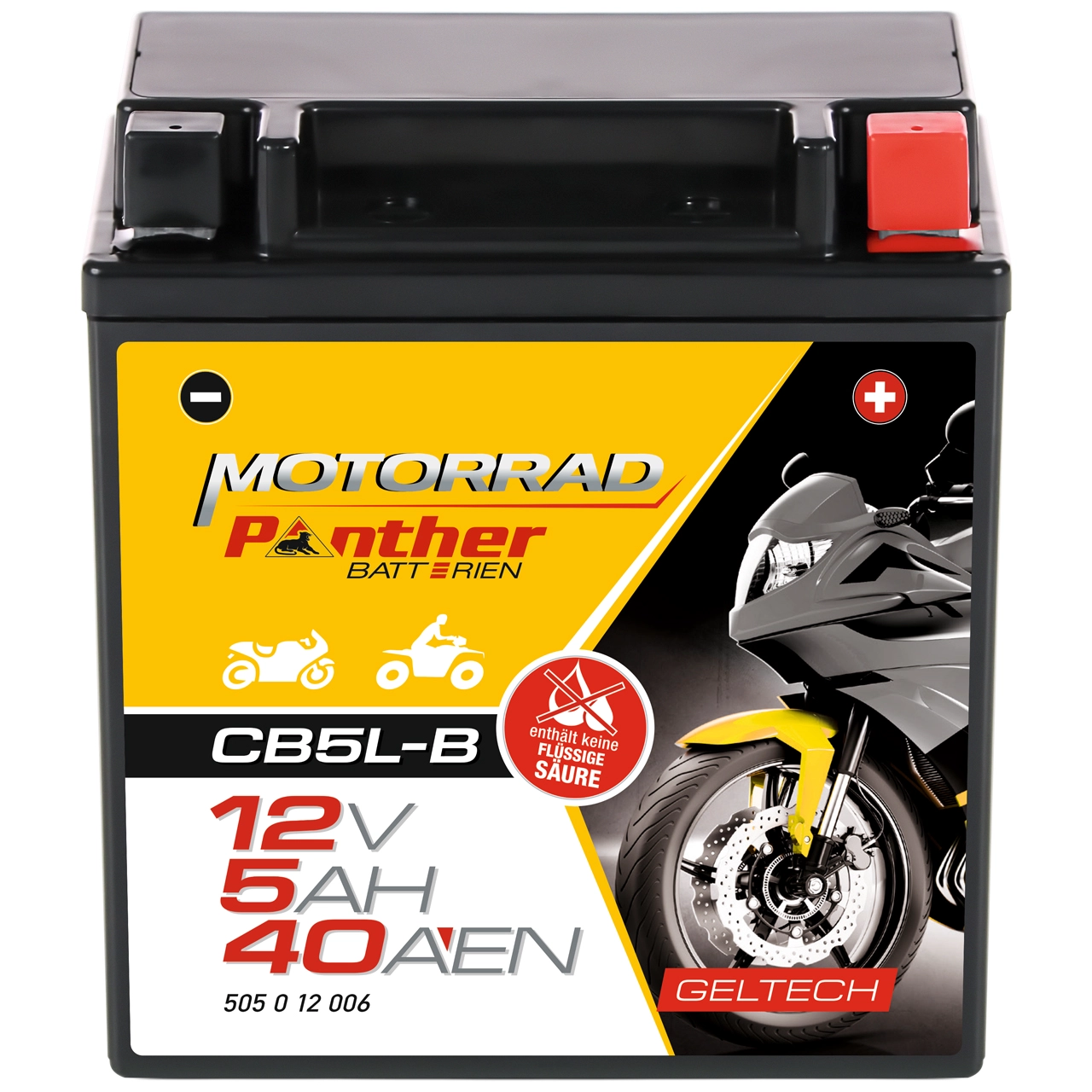 Batterie de démarrage PANTHER-BATTERIEN GB.5051277