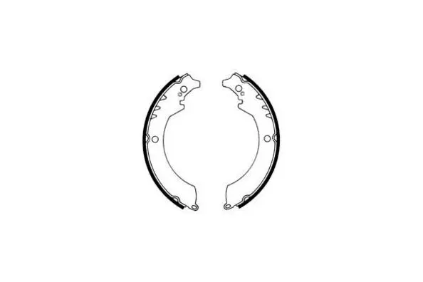 Jeu de mâchoires de frein E.T.F. 09-0371