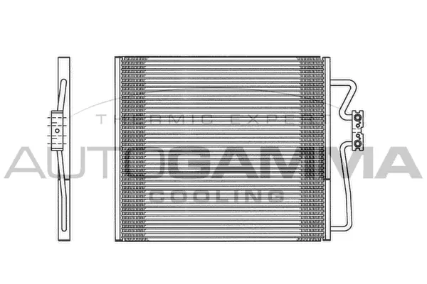 Condenseur, climatisation AUTOGAMMA 102616