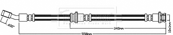 Flexible de frein BORG & BECK BBH8142