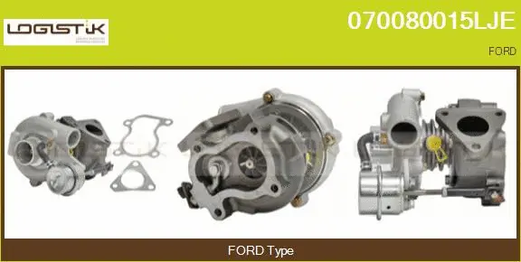 Turbocompresseur, suralimentation LGK 070080015LJE