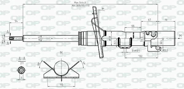 Amortisseur OPEN PARTS SAB8516.31