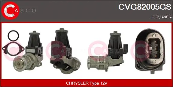 Vanne EGR CASCO CVG82005GS