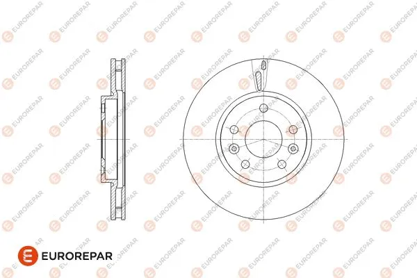Disque de frein EUROREPAR 1676011180