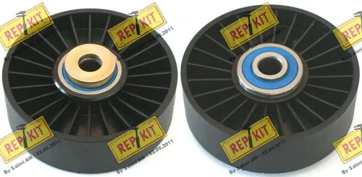 Poulie renvoi/transmission, courroie trapézoïdale à nervures REPKIT RKT1454