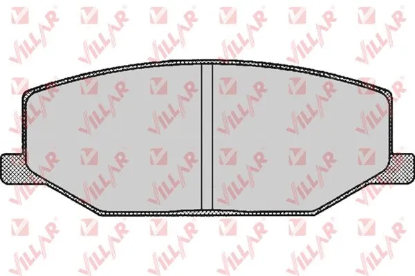 Kit de plaquettes de frein, frein à disque VILLAR 626.0290