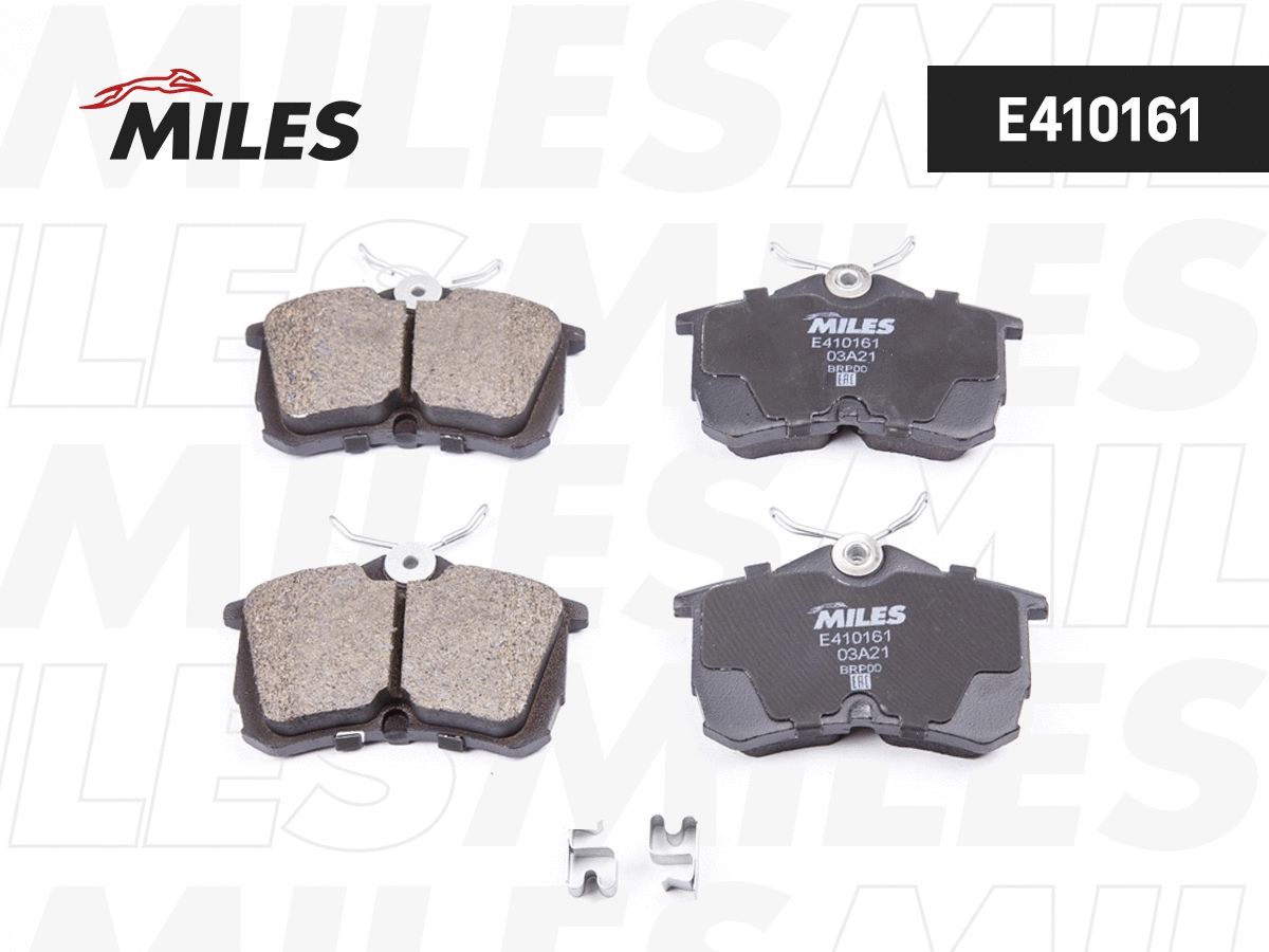 Kit de plaquettes de frein, frein à disque MILES E410161