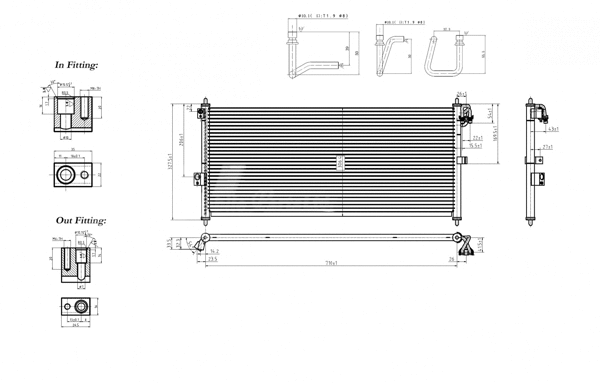 Condenseur, climatisation HART 606 469