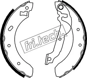 Jeu de mâchoires de frein fri.tech. 1040.134