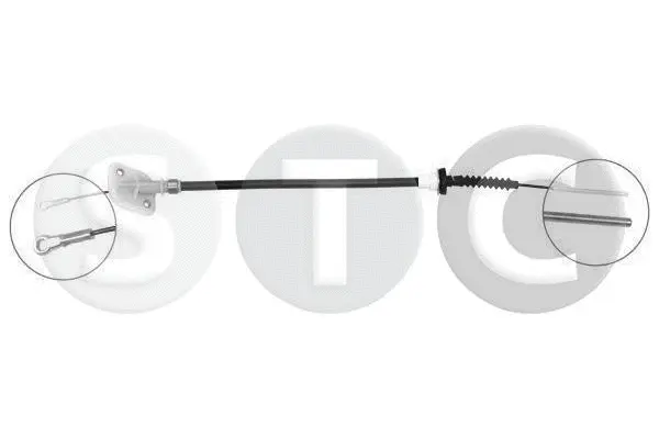 Tirette à câble, commande d'embrayage STC T481099