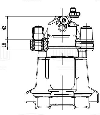 Étrier de frein TRIALLI CF 052270
