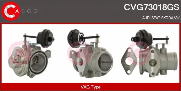 Vanne EGR CASCO CVG73018GS