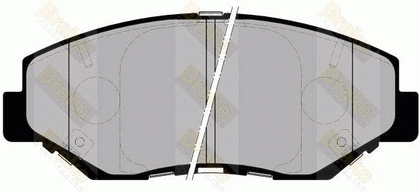 Kit de plaquettes de frein, frein à disque Brake ENGINEERING PA1564