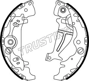 Jeu de mâchoires de frein TRUSTING 046.230
