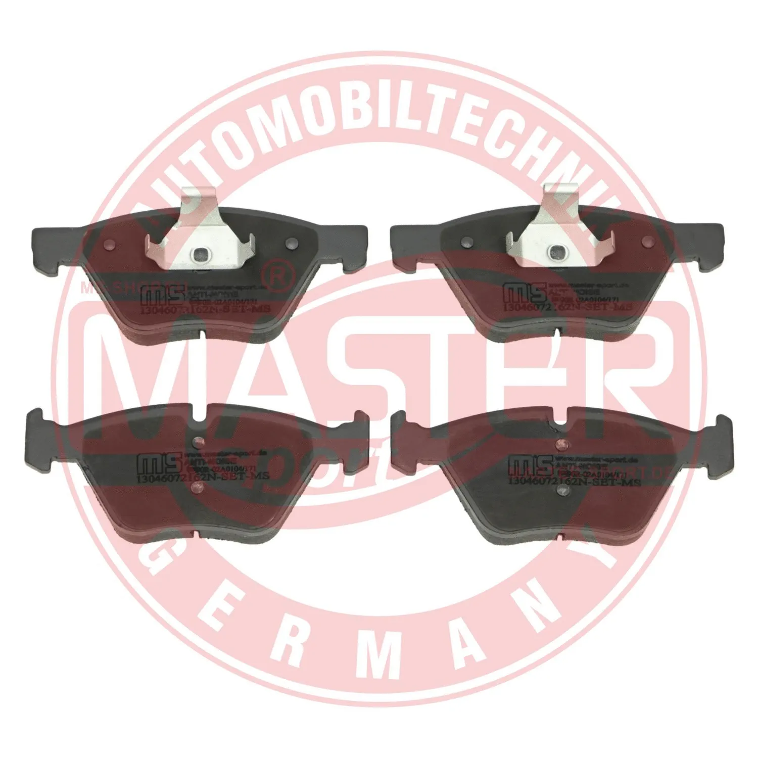 Kit de plaquettes de frein, frein à disque MASTER-SPORT GERMANY 13046072162N-SET-MS