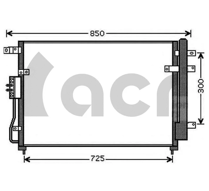 Condenseur, climatisation ACR 300706