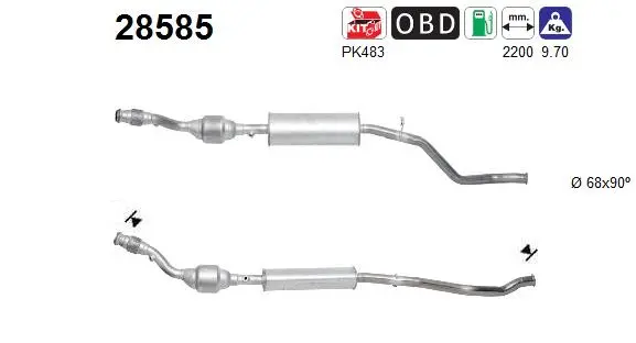 Catalyseur AS 28585