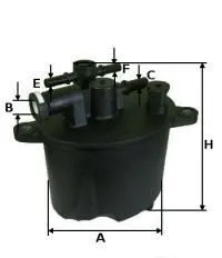 Filtre à carburant UNIFLUX FILTERS XN398