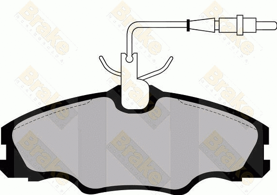 Kit de plaquettes de frein, frein à disque Brake ENGINEERING PA1112