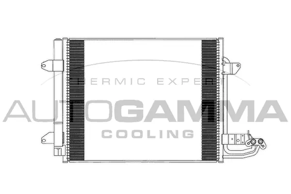 Condenseur, climatisation AUTOGAMMA 103540
