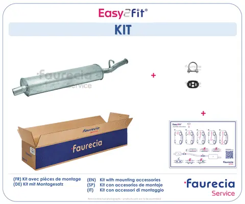 Silencieux arrière Faurecia FS25366