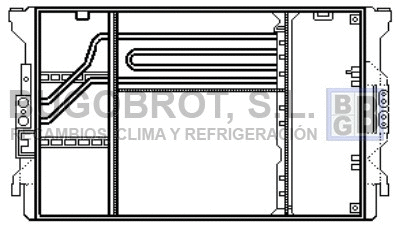 Condenseur, climatisation BUGOBROT 62-BW5149