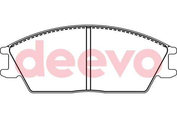 Kit de plaquettes de frein, frein à disque DEEVO BP52460