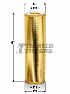 Filtre à huile TECNECO FILTERS OL09918E