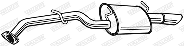 Silencieux arrière WALKER 23900